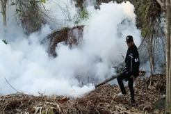 Lingkungannya Difogging, Warga Senang dan Doakan Perindo