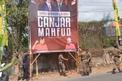 Jelang Kedatangan Jokowi ke Bali, Spanduk Ganjar dan PDIP Dibongkar Satpol PP