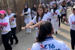 Senam Bersama Partai Perindo, Warga Senang Ada Kegiatan Olahraga di Batuceper