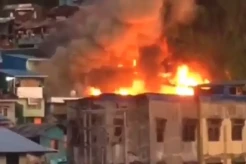 Mencekam! Kebakaran Hanguskan Belasan Rumah di Kota Jayapura