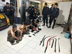 Bawa Celurit, 5 Pemuda di Karawang yang Hendak Tawuran Ditangkap Polisi