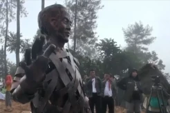 Ini Penampakan Monumen Jokowi yang Dibangun Warga Karo Sumut Senilai Rp2,5 Miliar