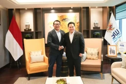 Erick Thohir Bertemu Ridwan Kamil, Netizen: Generasi Kerja Nyata untuk Rakyat