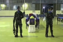 Berselimut Duka, 4 Jenazah Perwira TNI AU Korban Super Tucano Disemayamkan di Hanggar Skadron Udara 21