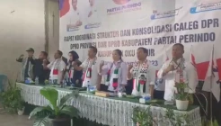 Hadapi Pemilu 2024, Perindo Gelar Rakor Struktur dan Konsolidasi Caleg di OKU Timur