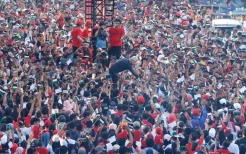 Ganjar Hadiri Jalan Sehat Bersama Warga Makassar, Dorong Perdamaian bagi Palestina