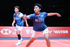 Cedera Hantui Performa Apriyani/ Fadia di BWF World Tour Finals 2023