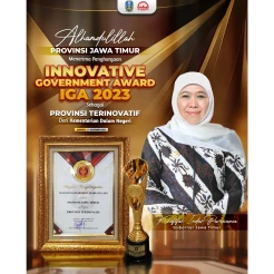 Pemprov Jatim Raih Provinsi Terinovatif IGA 2023, Gubernur Khofifah: Inovasi Harus Berdampak Kepada Masyarakat