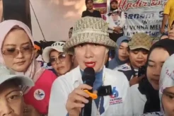 Caleg Perindo Venna Melinda Kampanye di Kediri, Ajak Warga Tolak Golput