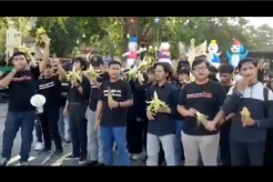 Demo Kantor Wali Kota Solo, Mahasiswa Tantang Debat Gibran