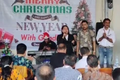 Perayaan Natal Bersama, Ketua Bamag Kediri Berharap Perindo Raih Kursi di Parlemen
