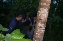 Dor! Polisi Tembak Pelaku Begal Viral di Jalan Lintas Rejang Lebong