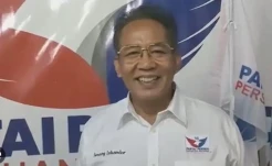 Gelar Tebus Sembako Murah, Caleg Perindo Anang Iskandar Sosialisasikan Pencoblosan di Sidoarjo