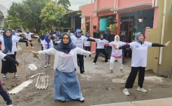 Caleg Perindo Banten Ini Ajak Warga Kota Serang Hidup Sehat dan Bahagia