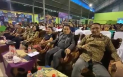 Caleg Perindo Subagyo Sri Utomo Hadiri Natal Bersama di Banjarnegara