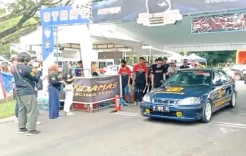 Caleg Perindo Andi Asmara Adakan Drag Race Champions di Palembang