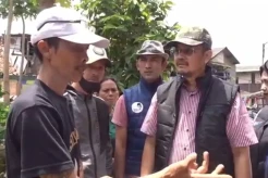 Caleg Perindo Blusukan Cek Kondisi Warga Korban Banjir Bandang Braga