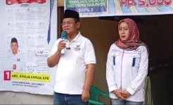 Caleg Perindo Abdul Kholiq Ahmad Sosialisasi Pemilu 2024 di Paseh