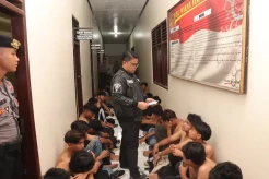 Hendak Tawuran, 75 Anggota Geng Motor di Indramayu Ditangkap Polisi
