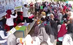 Sosialisasi Pemilu 2024 di Pacet, Masyarakat Teriak Perindo Menang