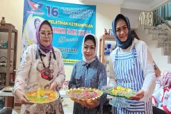 Caleg Perindo Dyah Anita Gelar Pelatihan Buat Puding 3 Dimensi di Pamulang
