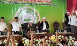 Lantik Ribuan Pengurus M3CB Banten, Ulama Kharismatik Abuya Muhtadi Dukung Ganjar-Mahfud