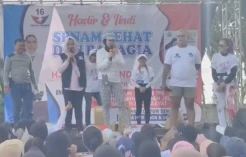 Venna Melinda Kampanye di Kediri, Perindo Bantu Warga Proses Perizinan Usaha
