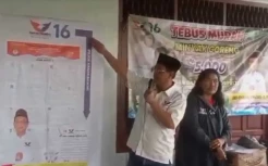 Caleg Perindo Sosialisasi Pemilu 2024 di Cileunyi Bandung