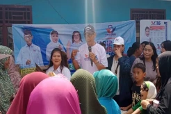 Tiga Caleg Partai Perindo Sapa Masyarakat Tambun Bekasi
