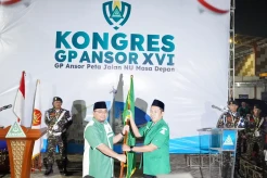 Tiba di Semarang, Ketua Umum Ansor Baru Disambut 1.000 Kader Banser