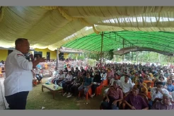 Caleg Perindo Andaran Simbolon Gelar Pembekalan Saksi, Ini Harapan Warga Batu Putih OKU