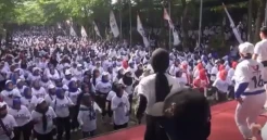 Ribuan Warga Subang Antusias Ikuti Senam Bersama Caleg Perindo Oni Suwarman