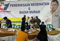 Senang Ada Pemeriksaan Kesehatan dan Bazar Minyak Murah, Warga Tangerang: Terima Kasih Perindo