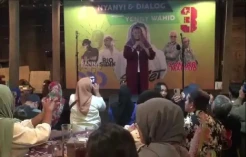 Dialog dengan Warga, Yenny: Bansos Uang Rakyat, Bukan Punya Paslon