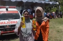 Warga Mengaku Terbantu dengan Bazar Minyak Goreng Partai Perindo Cilacap