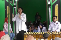 Warga Wonosobo Serbu Bazar Minyak Goreng Caleg Partai Perindo Susaningtyas Kertopati