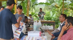 Caleg Perindo Leader Daeli Gelar Bazar Murah dan Sosialisasi Pencoblosan di Nias