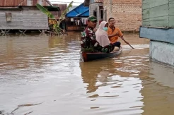 Sungai Batanghari Meluap, Banjir 1 Meter Rendam 380 Rumah di Muaro Jambi