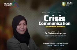 Dosen Prodi S2 Ilmu Komunikasi UPNVJ Go International, Jadi Speaker ULAB-IAMCR Lecture Series