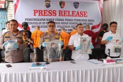 Polda Riau Bongkar Praktik Judi Online Beromzet Rp18 Miliar