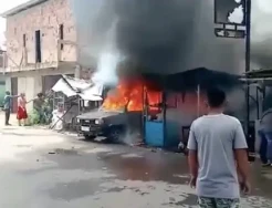 Mobil dan Rumah di Palembang Ludes Terbakar Akibat Korsleting Listrik