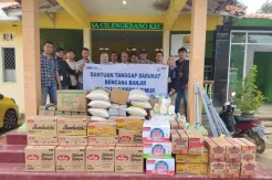 Korban Banjir Cirebon Timur Terima Bantuan Paket Sembako dari BRI Gunung Jati