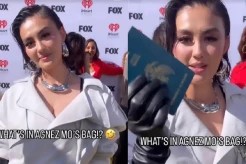 Agnez Mo Spill Isi Tas di Red Carpet iHeartRadio Music Awards 2024, Ketahuan Bawa Paspor sang Pacar