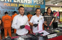 Rebutan Lahan Parkir, 2 Kelompok Pemuda di Sukabumi Bentrok Gunakan Senjata Tajam