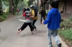 Rekaman Tawuran Pelajar SMP di Sukabumi Tersebar, Diduga Akan Dijadikan Konten Medsos