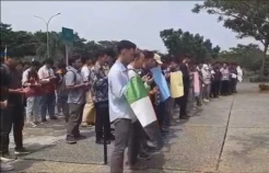Kampus Itera Lampung Gelar Aksi Solidaritas Palestina