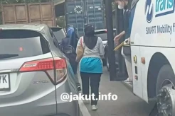 Imbas Kebakaran Kontainer, Jalan Yos Sudarso Menuju Pelabuhan Tanjung Priok Masih Macet