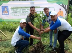 Kodim 0601 Pandeglang Gandeng Swasta Gelar Penghijauan untuk Turunkan Gas Rumah Kaca