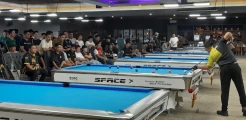 Tumbangkan Ranking 2 Nasional, Wakil Tuan Rumah Lolos 8 Besar POBSI Pool Circuit 2024