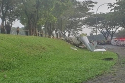 Pesawat Latih Jatuh di BSD Tangsel, Begini Kondisinya